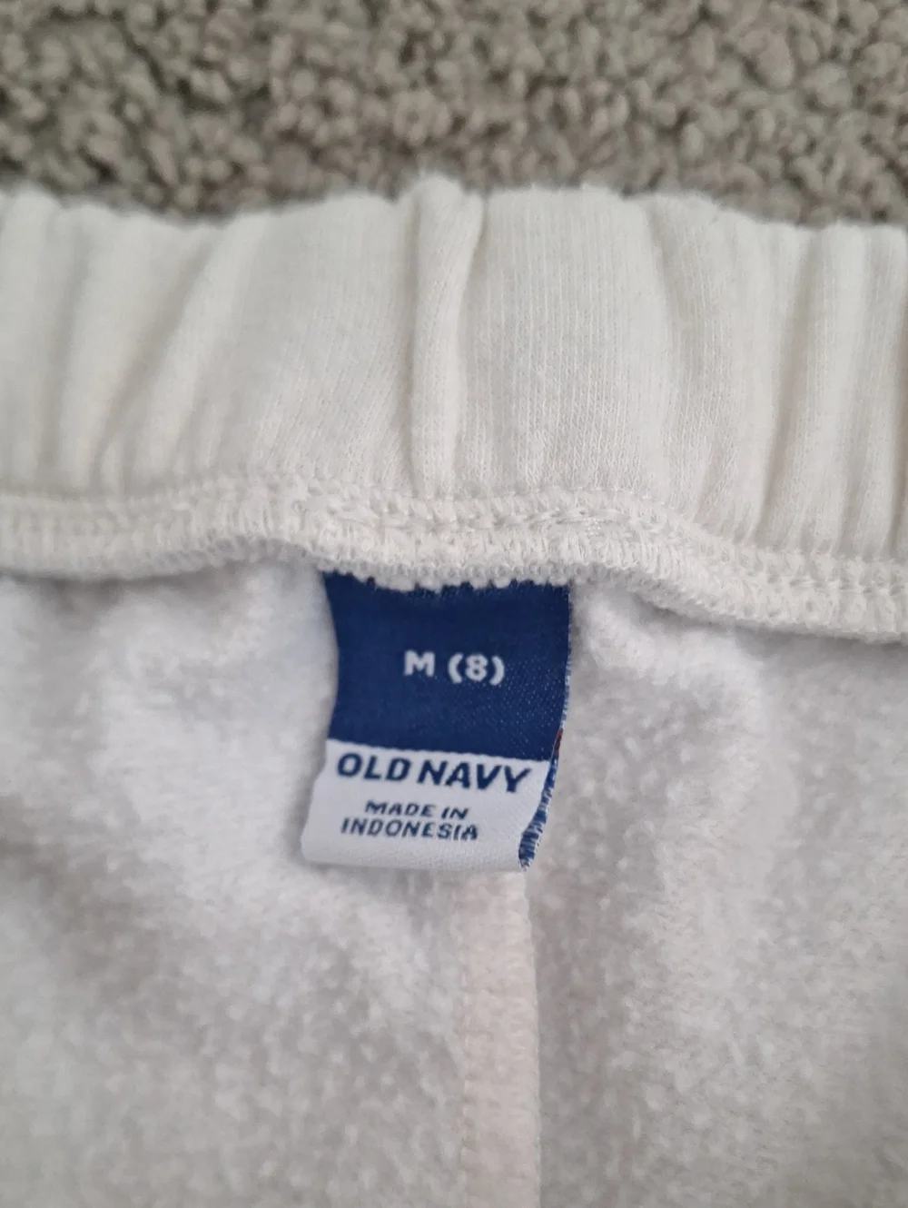 Old Navy Kids White Fleece Sweatpants